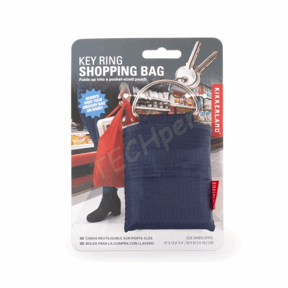 KIKKERLAND KEY RING SHOPPING BAG